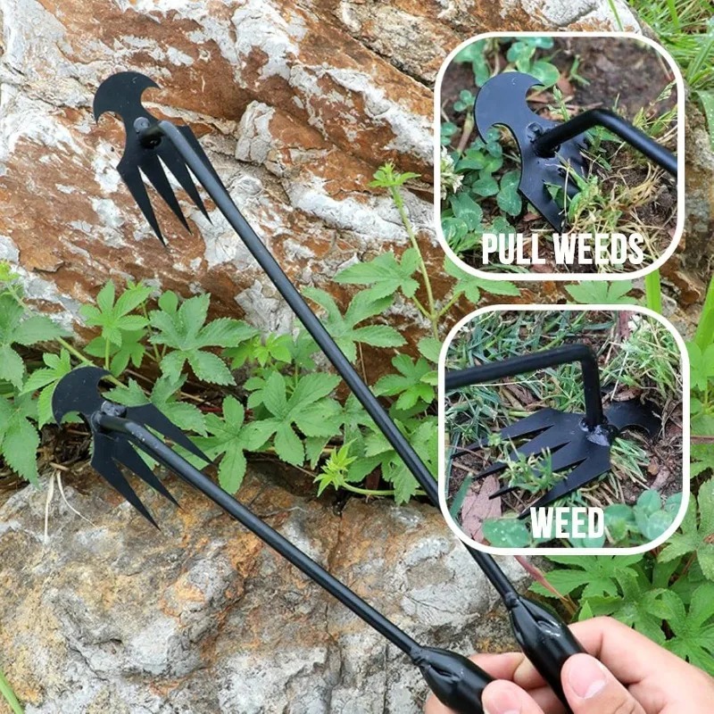 Weed Puller - 2-in-1 Tuinhark Handmatige Zaad- en Graswortelverwijderaar