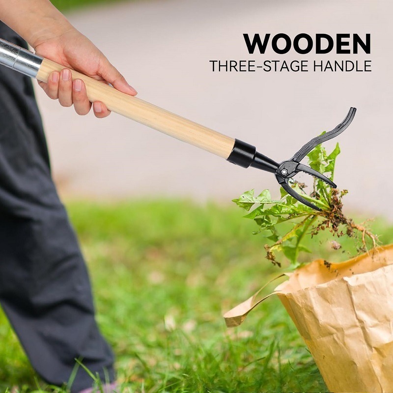 Weed Puller - Staande onkruidtrekker - verstelbare 45-inch onkruidverwijderaar,