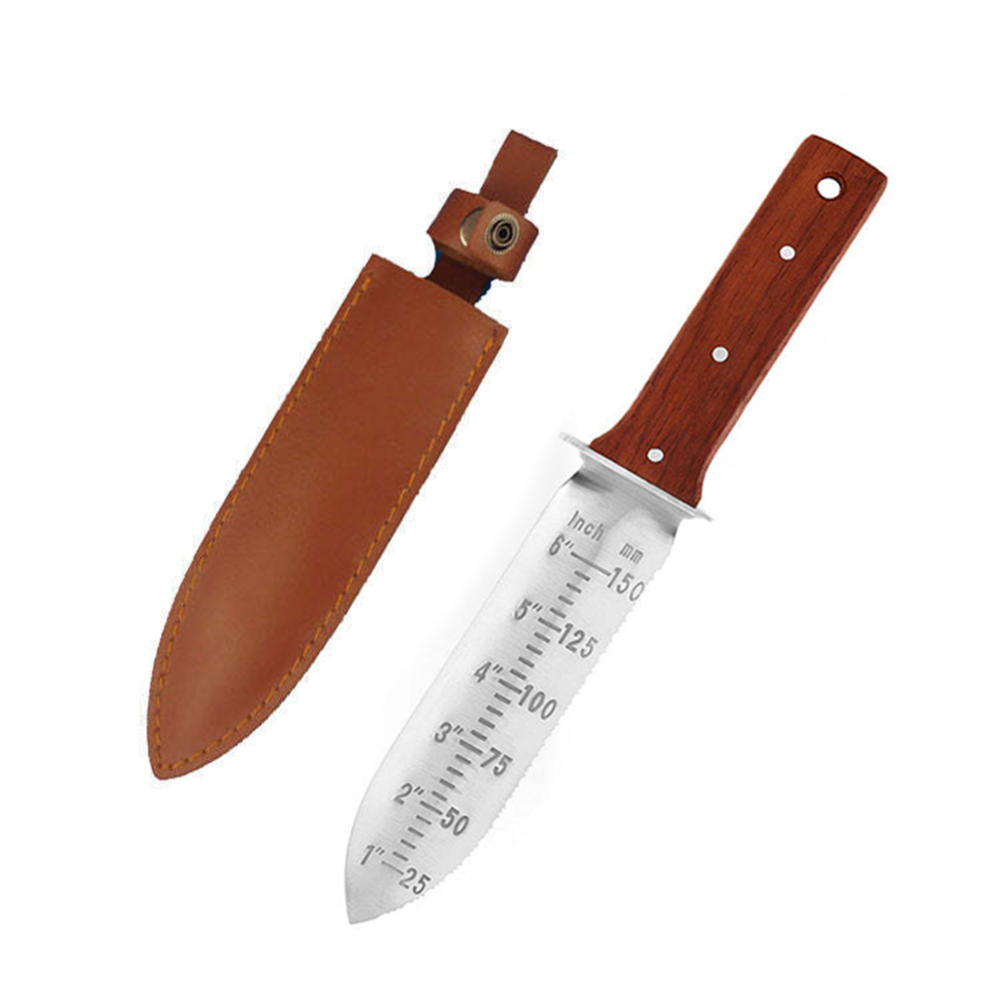Gardening Tools For Digging - 1pc professioneel Hori-tuinmes met lederen schede,