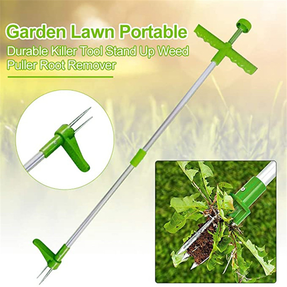 Weed Puller - Onkruidtrekker, aluminium buis, wortelsnijder, grasknipper, grondverbeteraar,