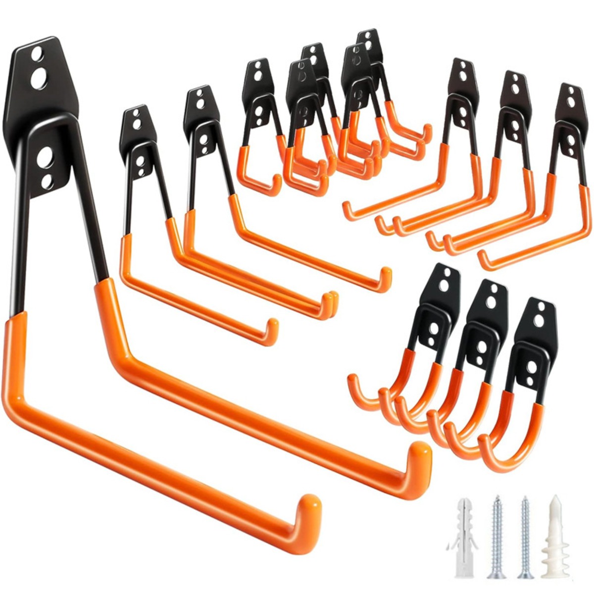 Gardening Tools For Digging - Zware metalen garagehaak voor wandmontage, geschikt