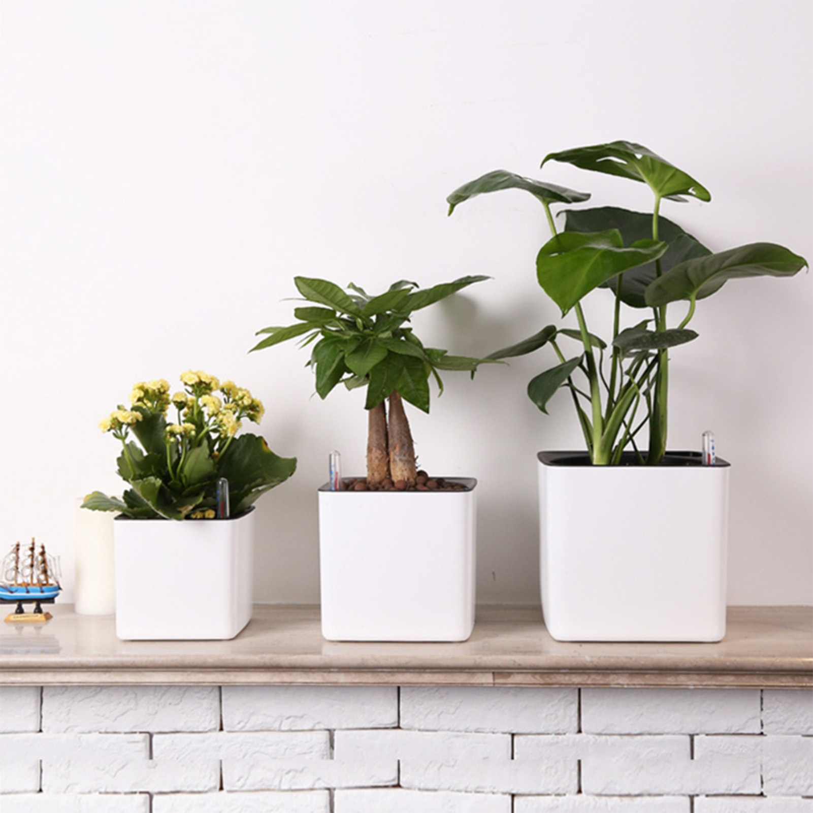 3-size luie bloempot groene pl - Automatic Plant Waterer recensie en prijs