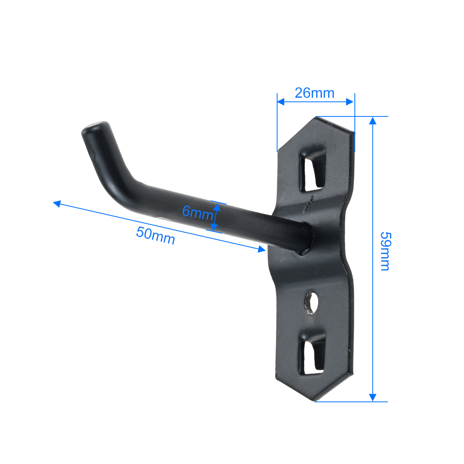 10 stks/set 50mm Zwart Gat Boa - Gardening Tools Rack recensie en prijs
