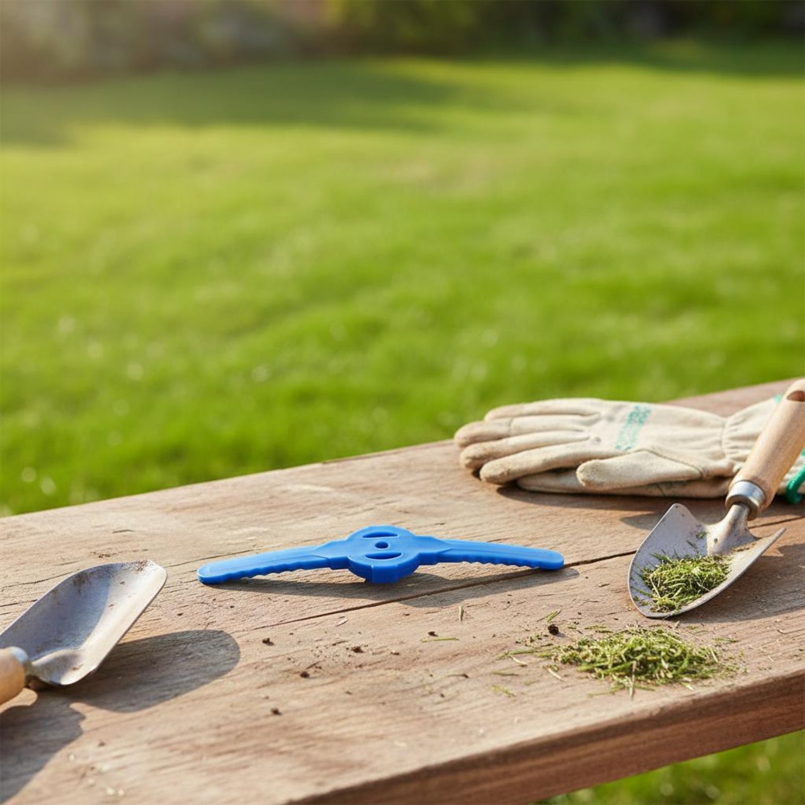 Plastic grastrimmermes Eenvoud - Gardening Tools Vegetables recensie en prijs