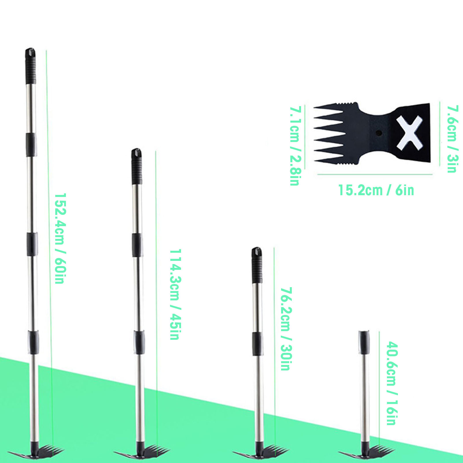 5-delige onkruidtrekker met la - Weed Puller recensie en prijs
